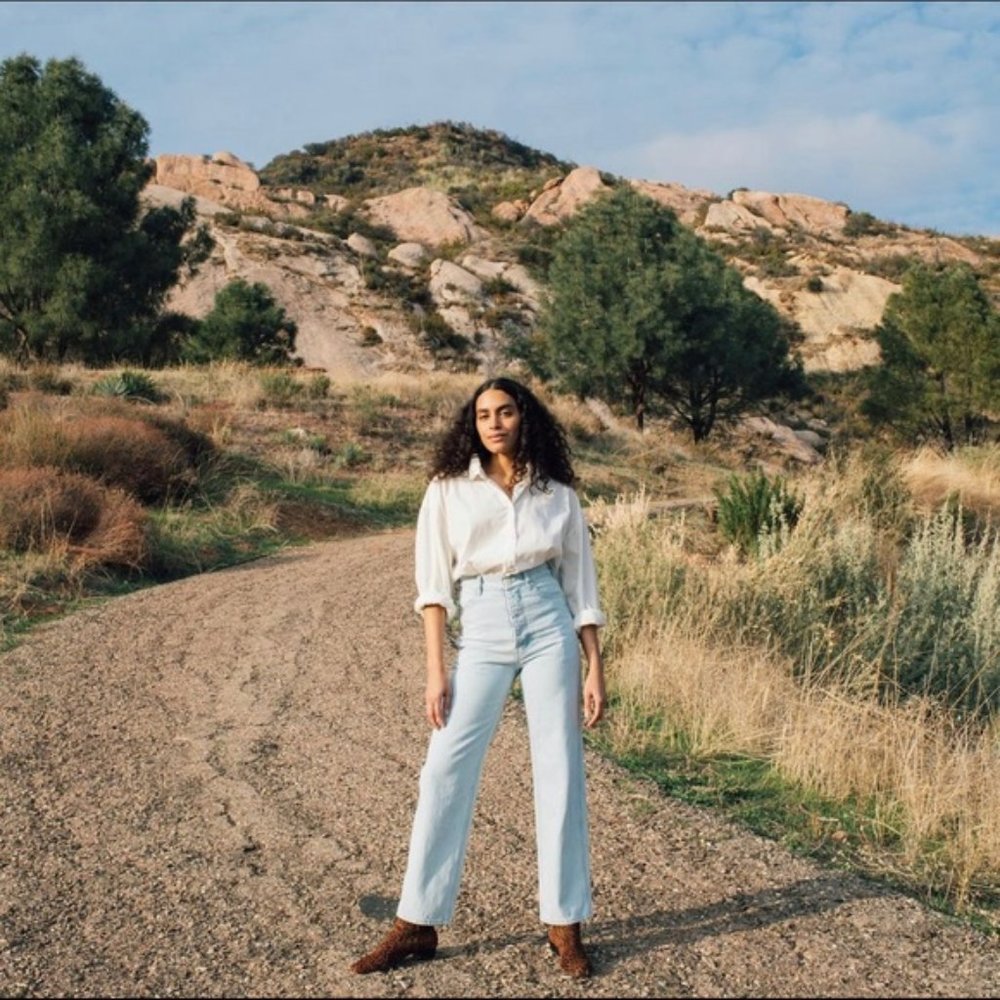 SOLD----  Jesse Kamm 225's in pale blue denim (SAMPLE)